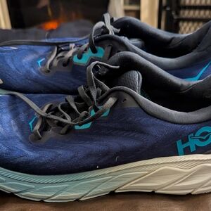 Hoka Men's Athletic Shoes - Navy and Teal